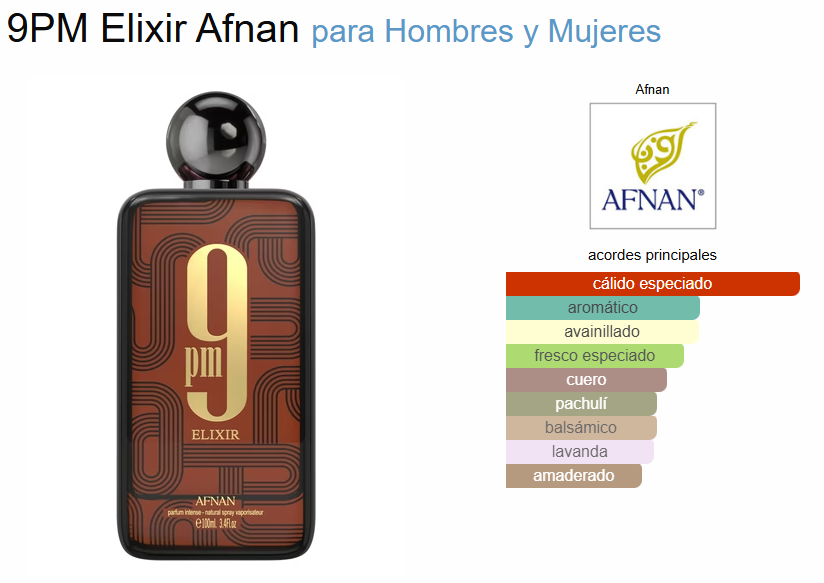 Afnan 9pm Elixir 3.4 Extraict Men