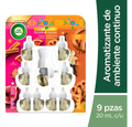 Air Wick Aromatizante Eléctrico 9 Repuestos Panque Navideño/Buñuelo de Caramelo