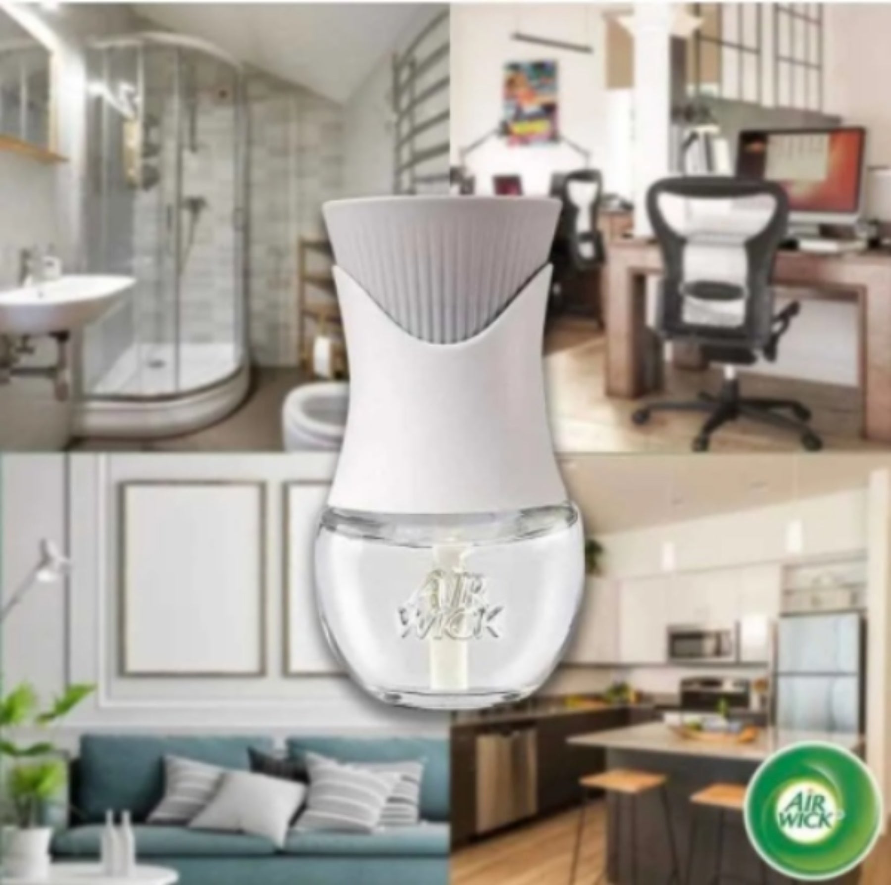 Air Wick Aromatizante Eléctrico 9 Repuestos Panque Navideño/Buñuelo de Caramelo