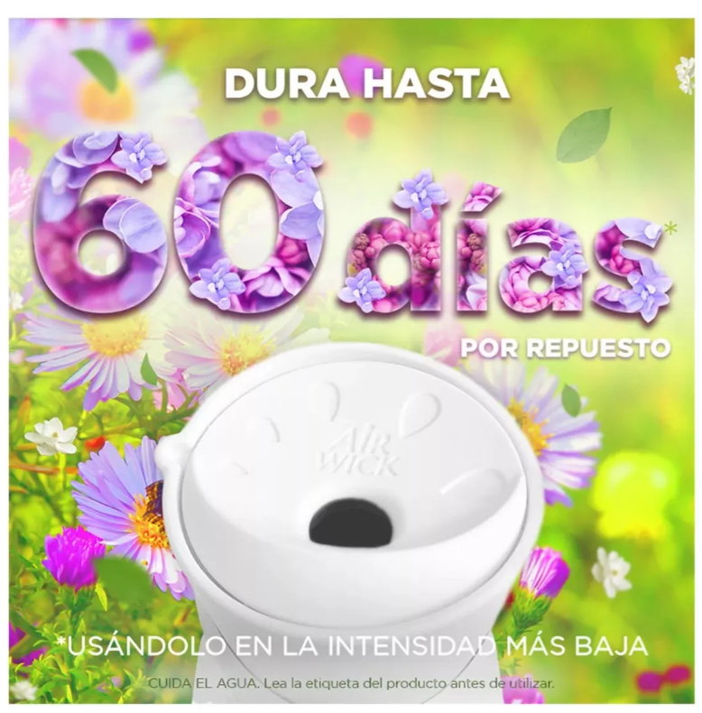 Air Wick Aromatizante Eléctrico 9 Repuestos Panque Navideño/Buñuelo de Caramelo