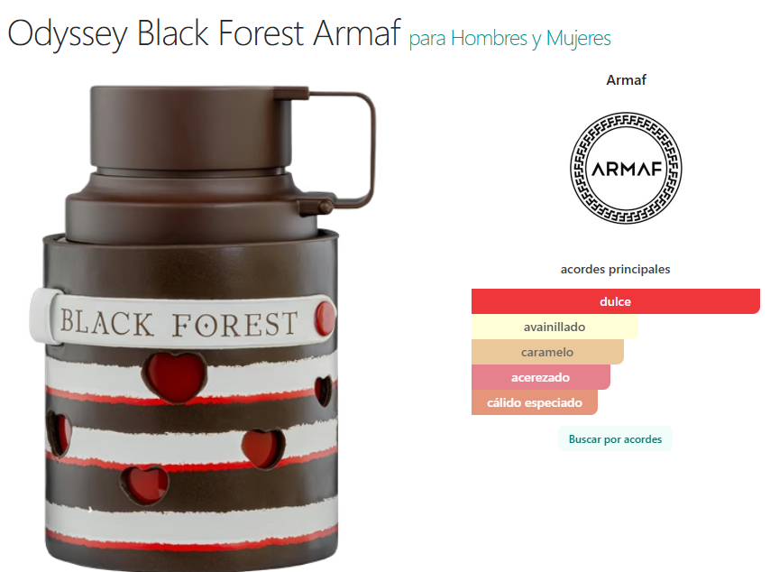 Armaf Odyssey Black Forest EDP 100ml Perfume Hombre