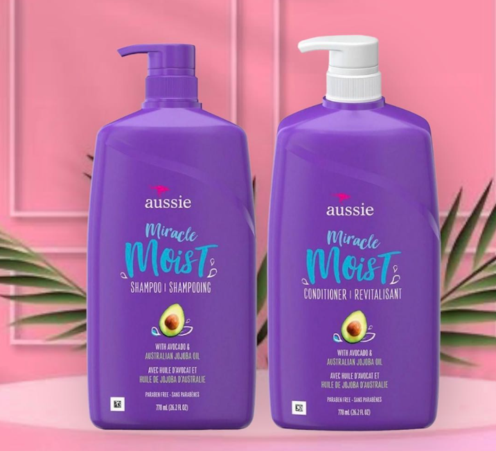 Shampoo Y Acondicionador Aussie Miracle Moist Combo 778 Ml
