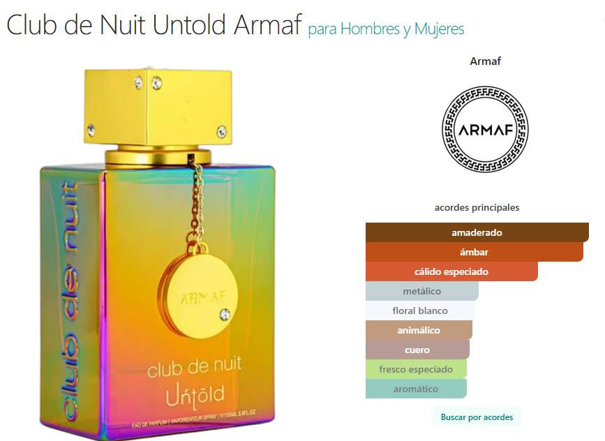Armaf Club De Nuit Untold Edp Spray 105ml Floral