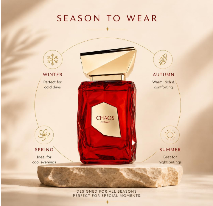 French Avenue Chaos Extrait de Parfum 100 ml | Perfume Árabe Original Unisex