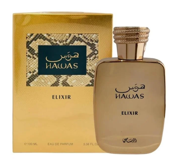 Rasasi Hawas Elixir Eau de Parfum 100 ml | Perfume Árabe Original para Hombre