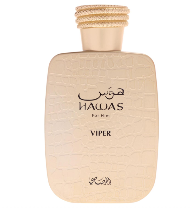 Rasasi Hawas Viper Eau de Parfum 100 ml Perfume Árabe Original para Hombre