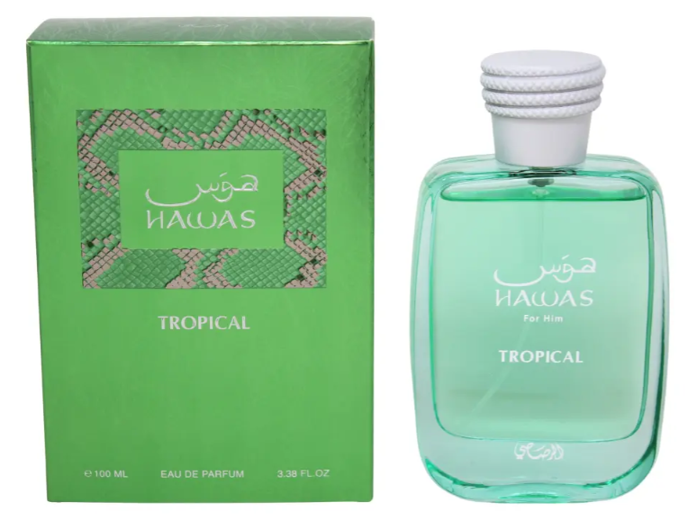Rasasi Hawas Tropical Eau de Parfum 100 ml | Perfume Árabe Original para Hombre