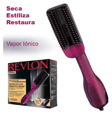 Revlon One Step Secadora Estilizadora 2 En 1 Antifrizz Profesional