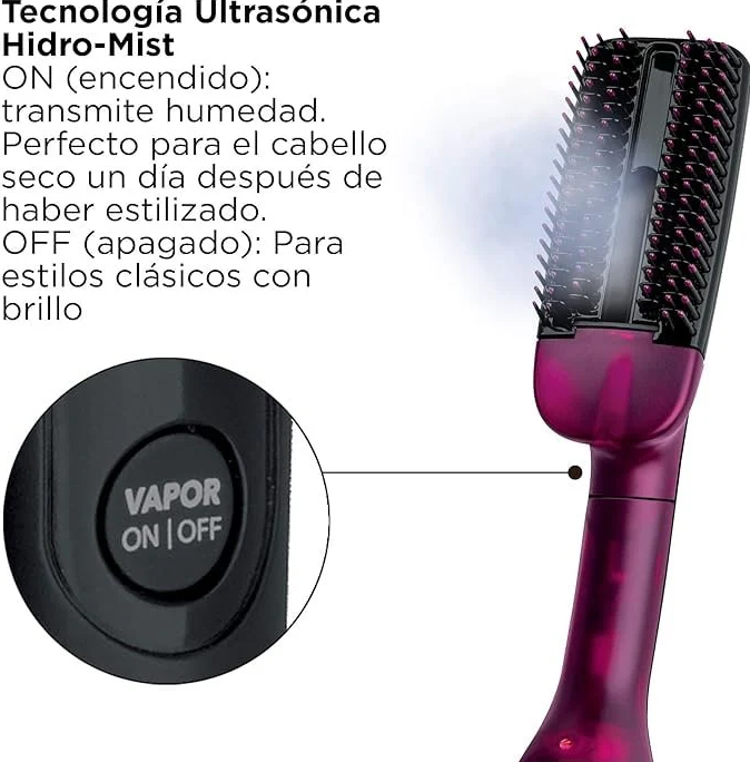 Revlon One Step Secadora Estilizadora 2 En 1 Antifrizz Profesional